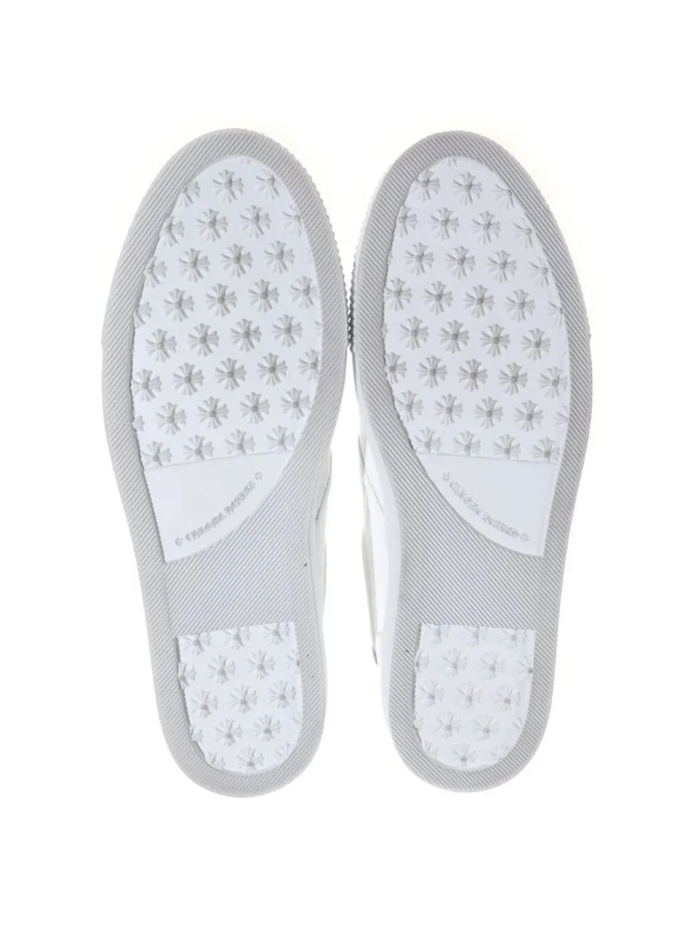 Chrome Hearts Slip on CH Plus Leather Patch Dagger Low Cut Sneakers White